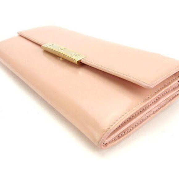 Cartier Wallet Purse Long Wallet Pink Gold Woman Authentic Used - Picture 1 of 9